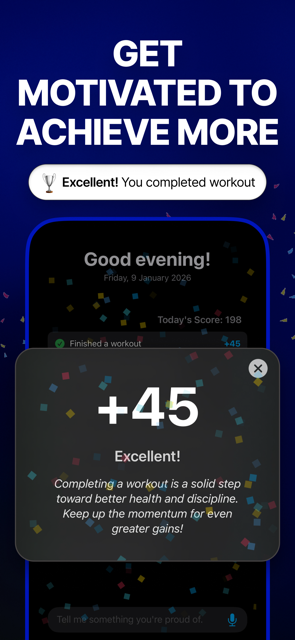 Get motivated with achievement scoring
